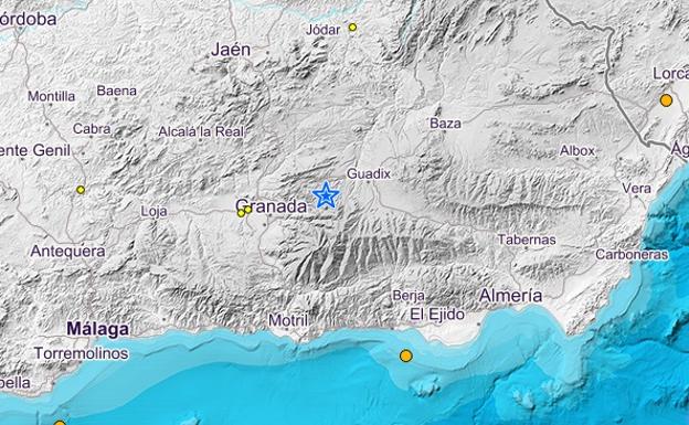 Un terremoto de 3.5 se deja notar en Granada y buena parte de la provincia