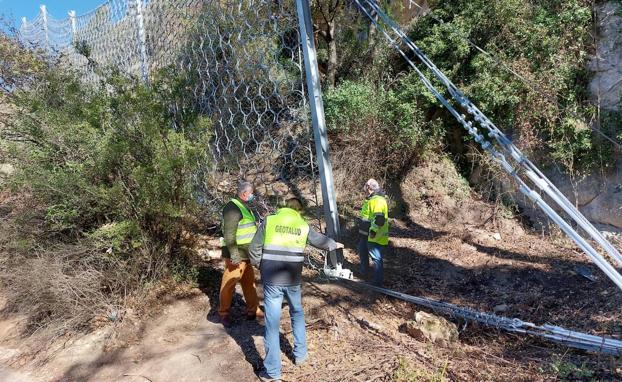 Las obras de emergencia de la A-319 en La Iruela están al 75%