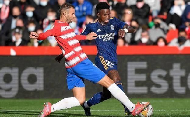 El Real Madrid no contará con Vinicius ante el Granada por sanción