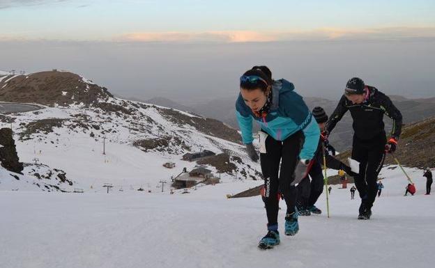 La jienense Silvia Lara, heroína en Sierra Nevada