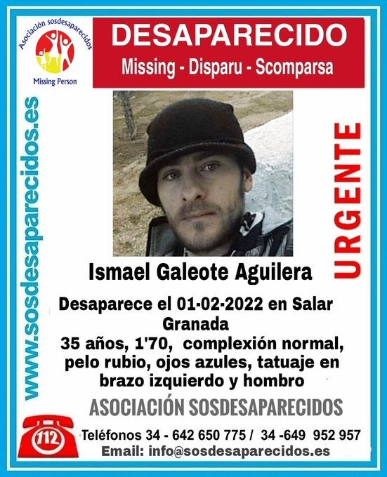 Buscan a un joven desaparecido en Salar el pasado 1 de febrero
