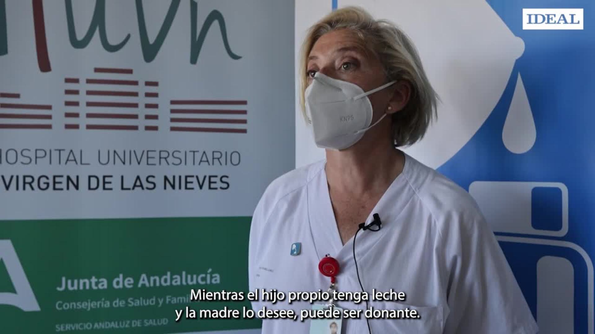 Madres granadinas donantes de leche materna