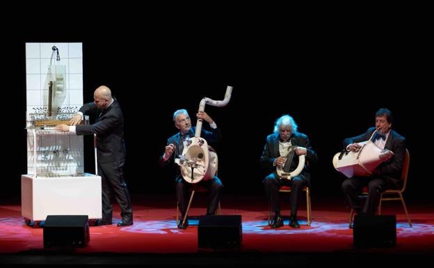 Les Luthiers y sus viejos hazmerreíres, en el Palacio de Congresos