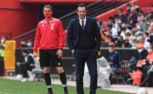 Unai Emery: «Vimos cerca el empate del Granada, fue sufrido»