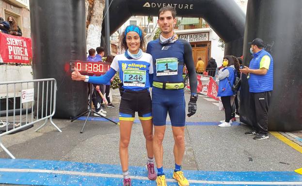 Anguita y Rharsalla ganan el VII Cañón Trail de Lanjarón