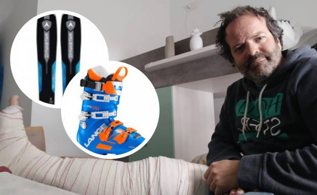 Sufre una caída en Sierra Nevada y le «desaparece» el equipo de esquí mientras le atienden los sanitarios