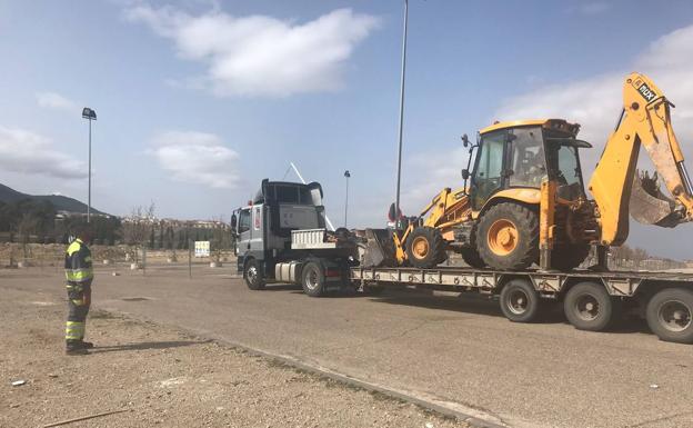 Comienzan las obras de adecuación del aparcamiento del estadio de La Victoria