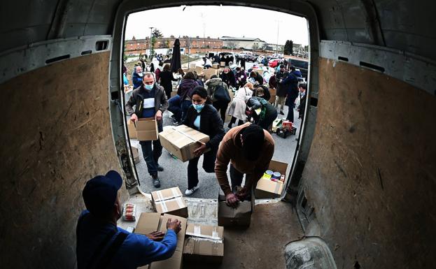 Cáritas se ofrece para hacer llegar las donaciones de los almerienses a Ucrania