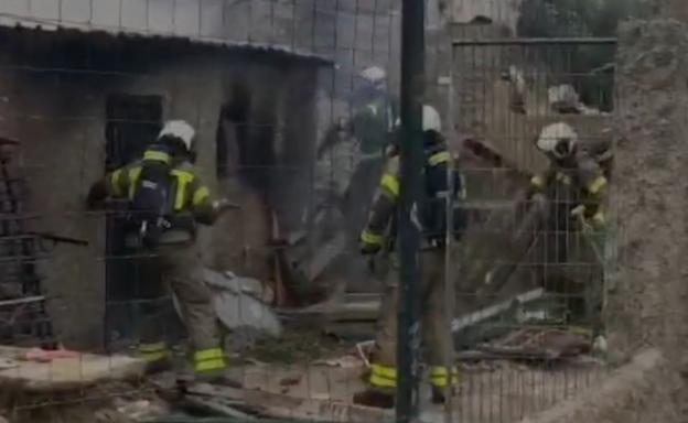 Una plantación de marihuana, origen de un incendio en una cueva del Sacromonte