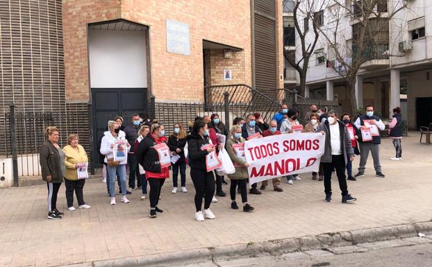 ﻿Marcha para impulsar la localización del vecino del barrio de La Paz