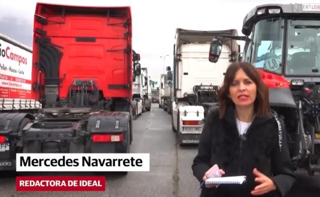 La periodista de Ideal Mercedes Navarrete cuenta la última hora de la huelga del transporte en Granada