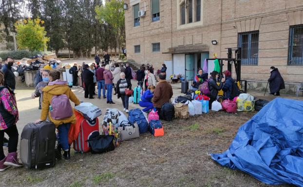 Llega a Granada una segunda expedición con 133 refugiados ucranianos