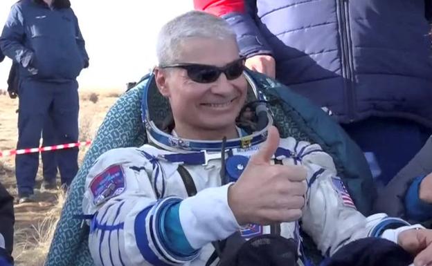 Rusia trae a la Tierra al astronauta estadounidense al que el director de Roscosmos había amenazado con dejar en la ISS