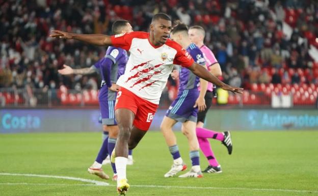 Una victoria de la UD Almería en sus once visitas al Real Valladolid