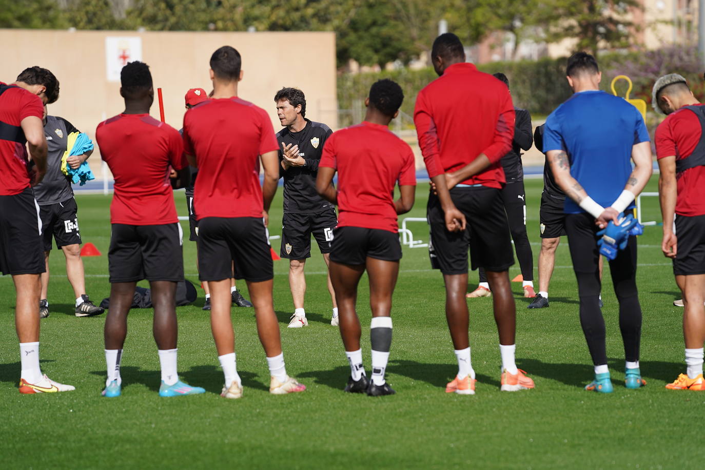 Trabajos especiales de la UD Almería para llegar al lunes