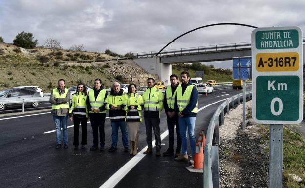Ya está en marcha el nuevo enlace entre la A-316 y la A-32 en Baeza
