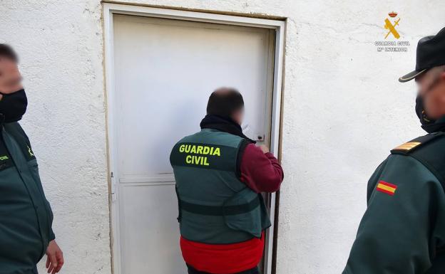 Investigan a siete personas por un cultivo de 476 plantas de marihuana en un cortijo de Gérgal