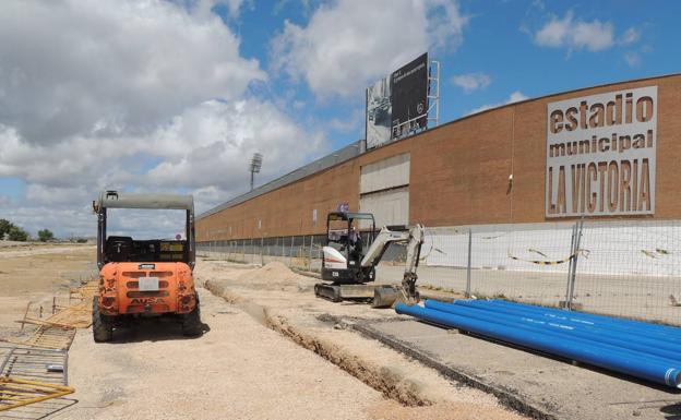 El revestimiento de ladrillo de La Victoria será sustituido por planchas metálicas por seguridad