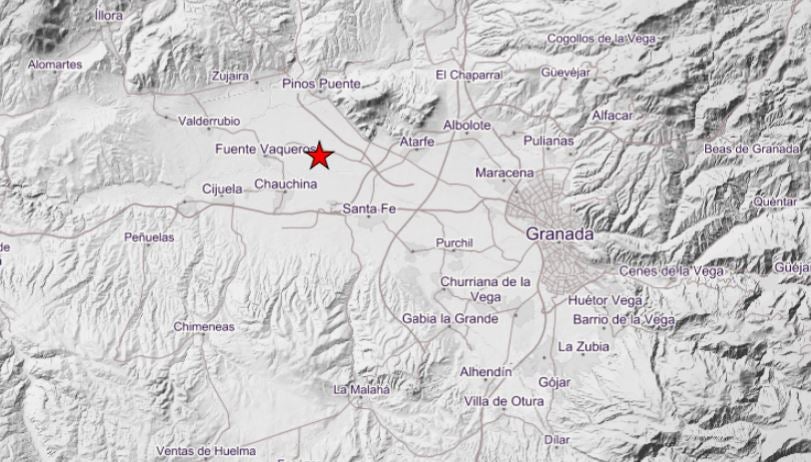 Un terremoto hace temblar Chauchina y los municipios aledaños