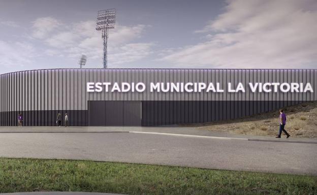 Así será la nueva imagen metalizada del estadio municipal de La Victoria