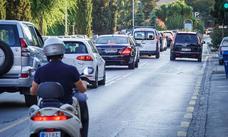 Un tercio de los vehículos censados en Granada capital están entre los más contaminantes