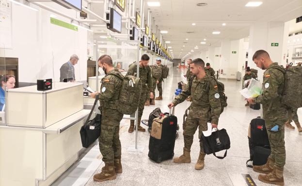 Militares jienenses ponen rumbo a Líbano en una misión de Naciones Unidas por la paz