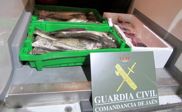 Localizan en Guarromán 51 kilos de pescado no apto para el consumo humano