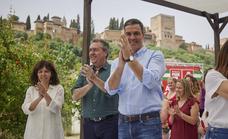 Sánchez y Espadas se comprometen en Granada a impulsar derechos como la «igualdad absoluta»
