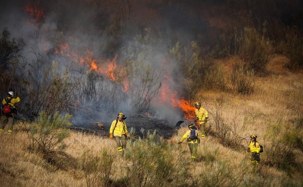 Los detenidos por el fuego son de un municipio de la provincia y no tienen antecedentes