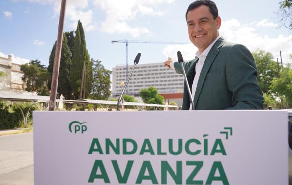 Moreno promete wifi y tele gratis en todos los hospitales públicos de Andalucía