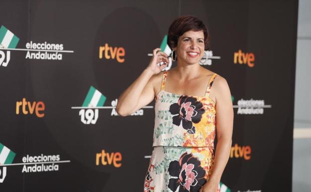 Teresa Rodríguez dice que «no esperaba» la «inacción» de los demás candidatos ante las manifestaciones de Olona