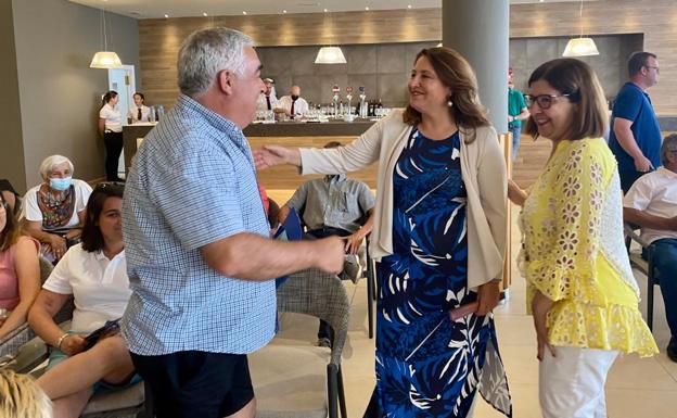 Crespo vaticina una costa «segura» tras la restauración del río Aguas