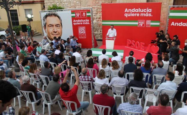 El PSOE mantiene un muro rojo en 36 municipios de Jaén
