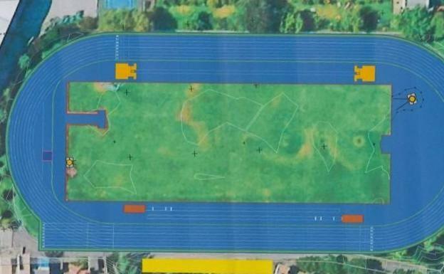 Las obras de la nueva pista de atletismo de ocho calles, a concurso