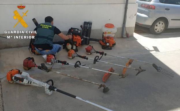 Investigado un joven de Sorihuela de Guadalimar por robo de maquinaria agrícola