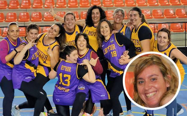 Fallece a los 45 años Mariade, el «alma» del equipo de madres de Alhotur Basket