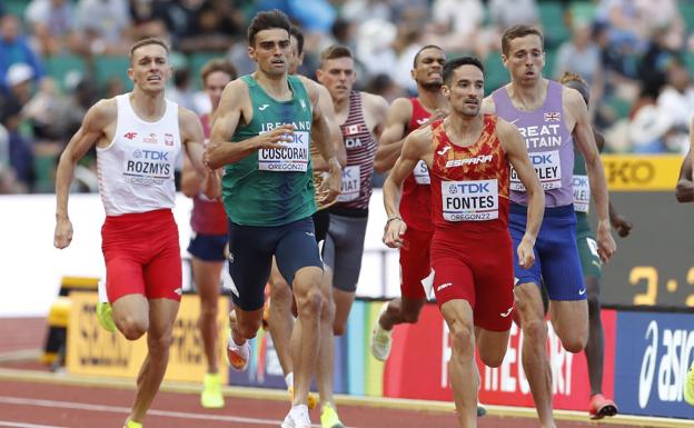 Ignacio Fontes, clasificado para la semifinal de 1.500 metros del Mundial de Oregón