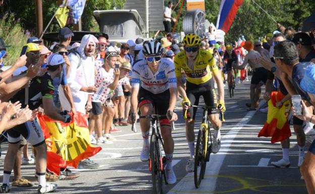 Llegan a toda velocidad y bien castigados a los Pirineos