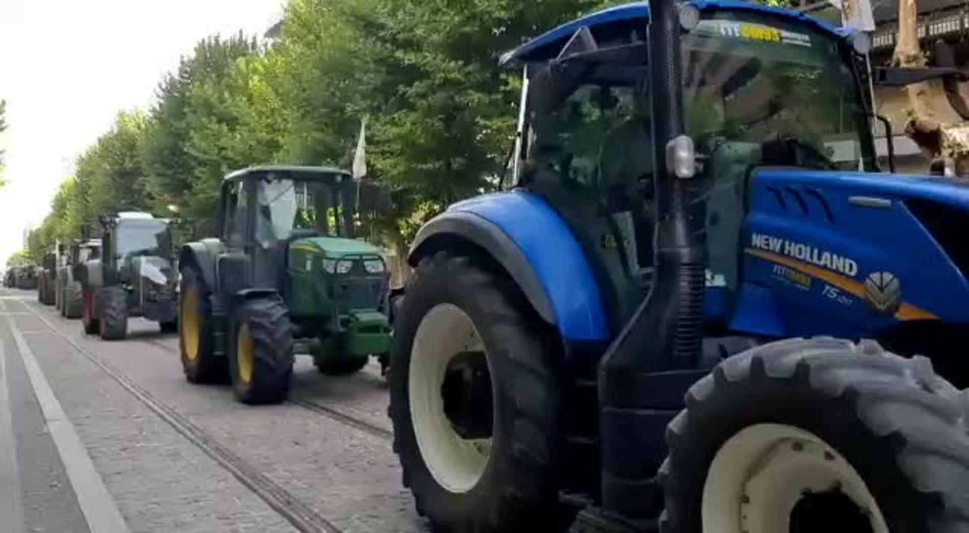 El sector del campo se manifiesta en Jaén con una 'tractorada'