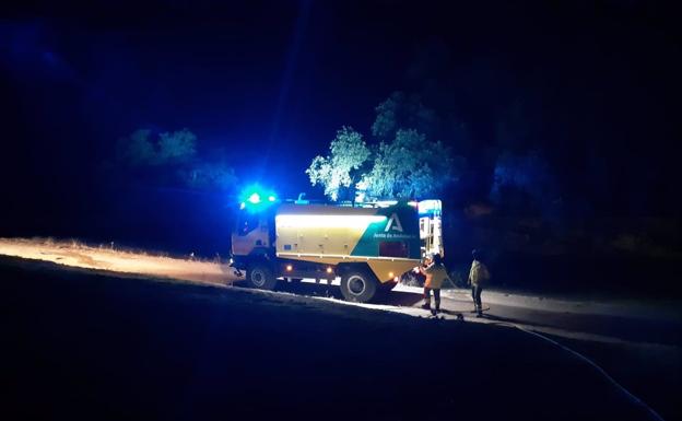 Los incendios en Cabra del Santo Cristo y en Iznatoraf habrían sido causados por un rayo