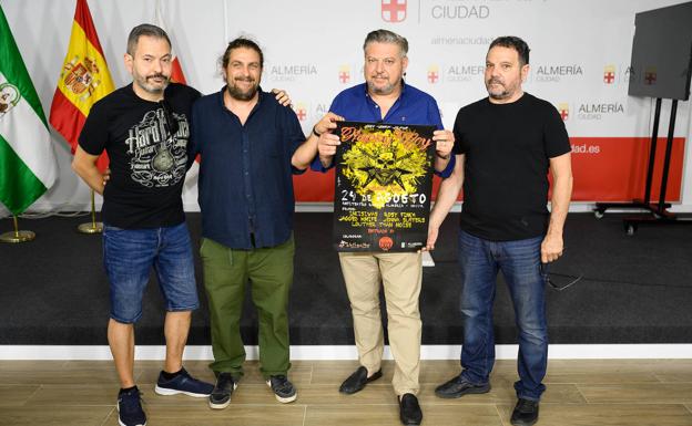 Música alternativa, punk, rock y grunge almeriense llegan al anfiteatro de la Rambla