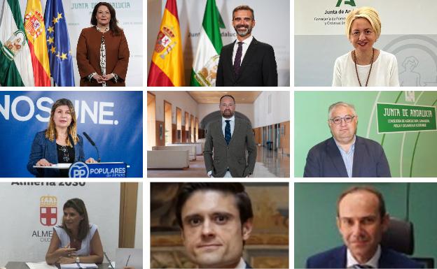 Almerienses con cargos en la Junta