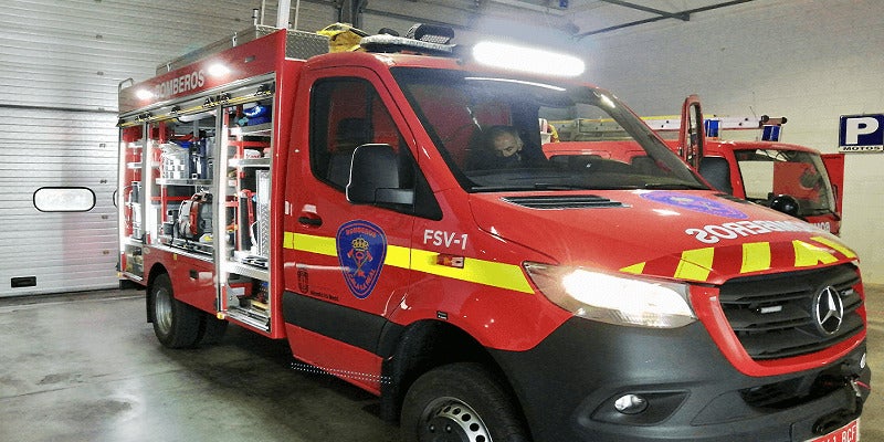 Un herido por inhalación de humo tras un incendio en un cortijo de Alcalá la Real