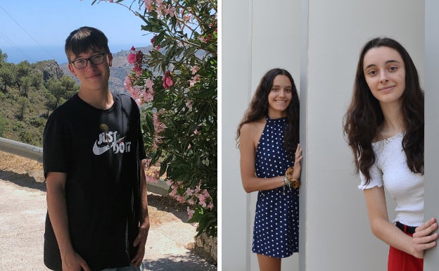 Miriam, Lucía y Juan Manuel, tres alumnos extraordinarios