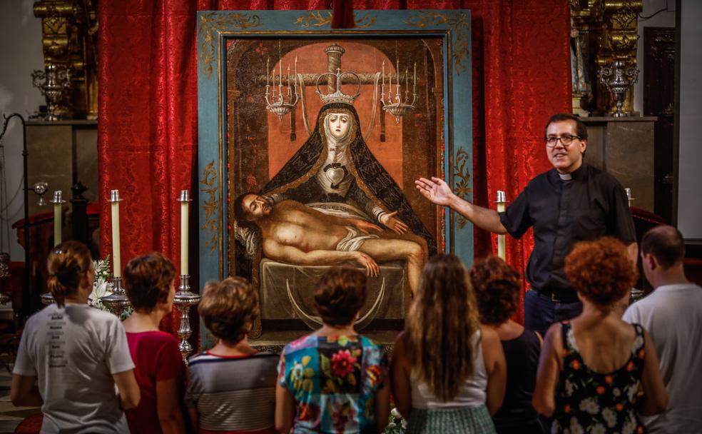 Víznar acoge una Virgen de las Angustias oculta desde hace siglos