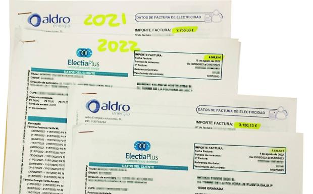 La luz acumula subidas del 200% que empujan a muchas empresas granadinas al borde de las pérdidas