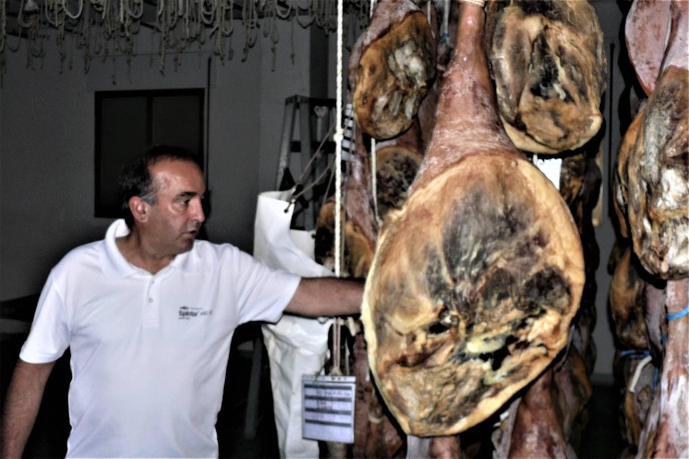 Los jamones gigantes de 66 kilos que se secan en Trevélez