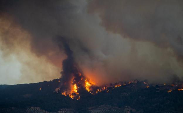 El PSOE de Granada insta a Moreno a que «pida refuerzos para sofocar el incendio» de Los Guájares