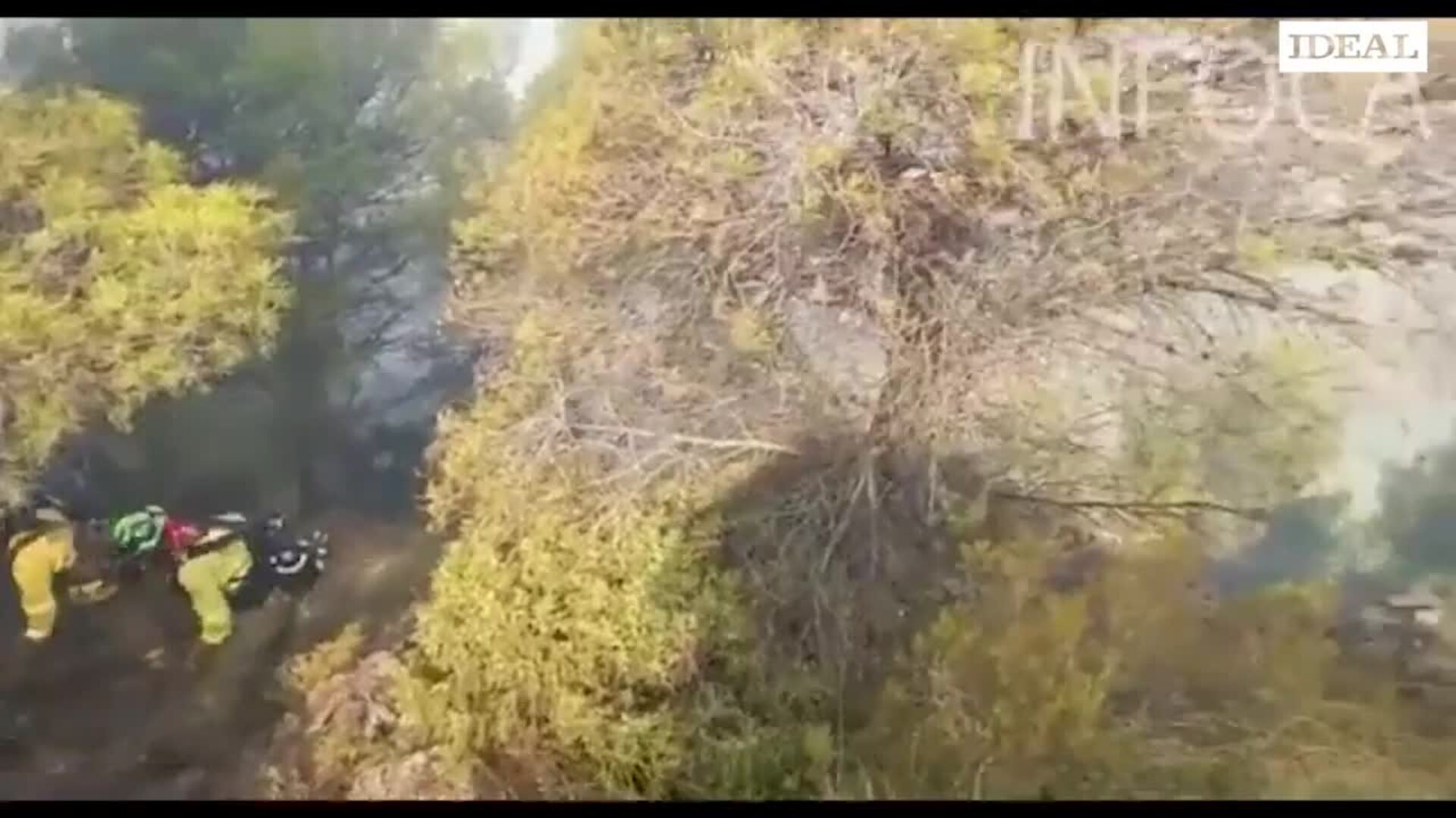 El jefe provincial del Infoca cuenta cómo ha sido la noche para los bomberos forestales