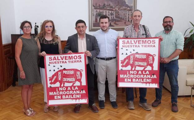 Respaldo desde la Diputación de Jaén a la plataforma 'Bailén no a la macrogranja'